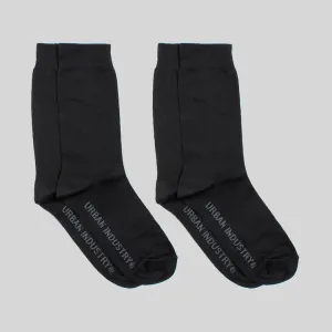 Urban Industry 2 Pack Crew Socks