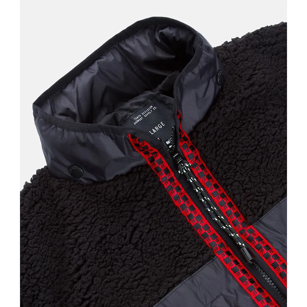 10Deep -  Disconnected Sherpa Men's Fleece, Black