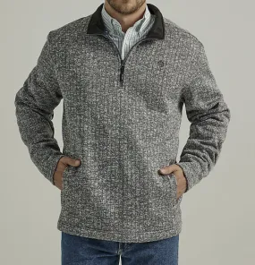 112334071 - Wrangler George Strait Knit Pullover - Turbulence Grey