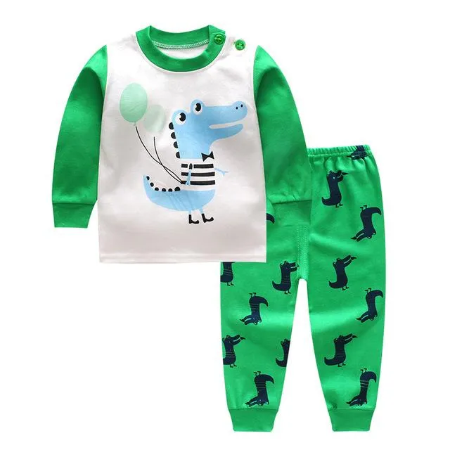 2pcs/set baby winter long Sleeved clothing set