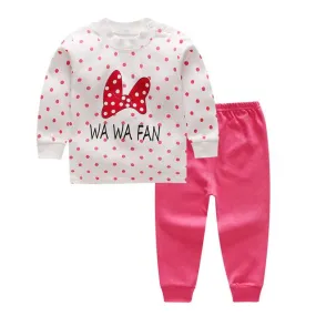 2pcs/set baby winter long Sleeved clothing set