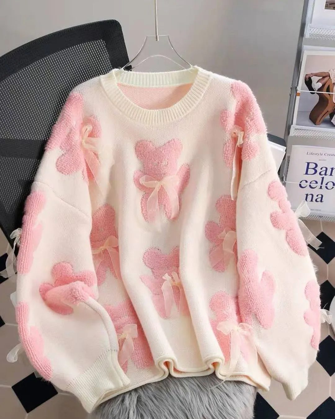 3D Teddy Pullover