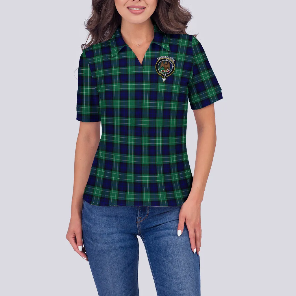 Abercrombie Tartan Polo Shirt with Family Crest For Women