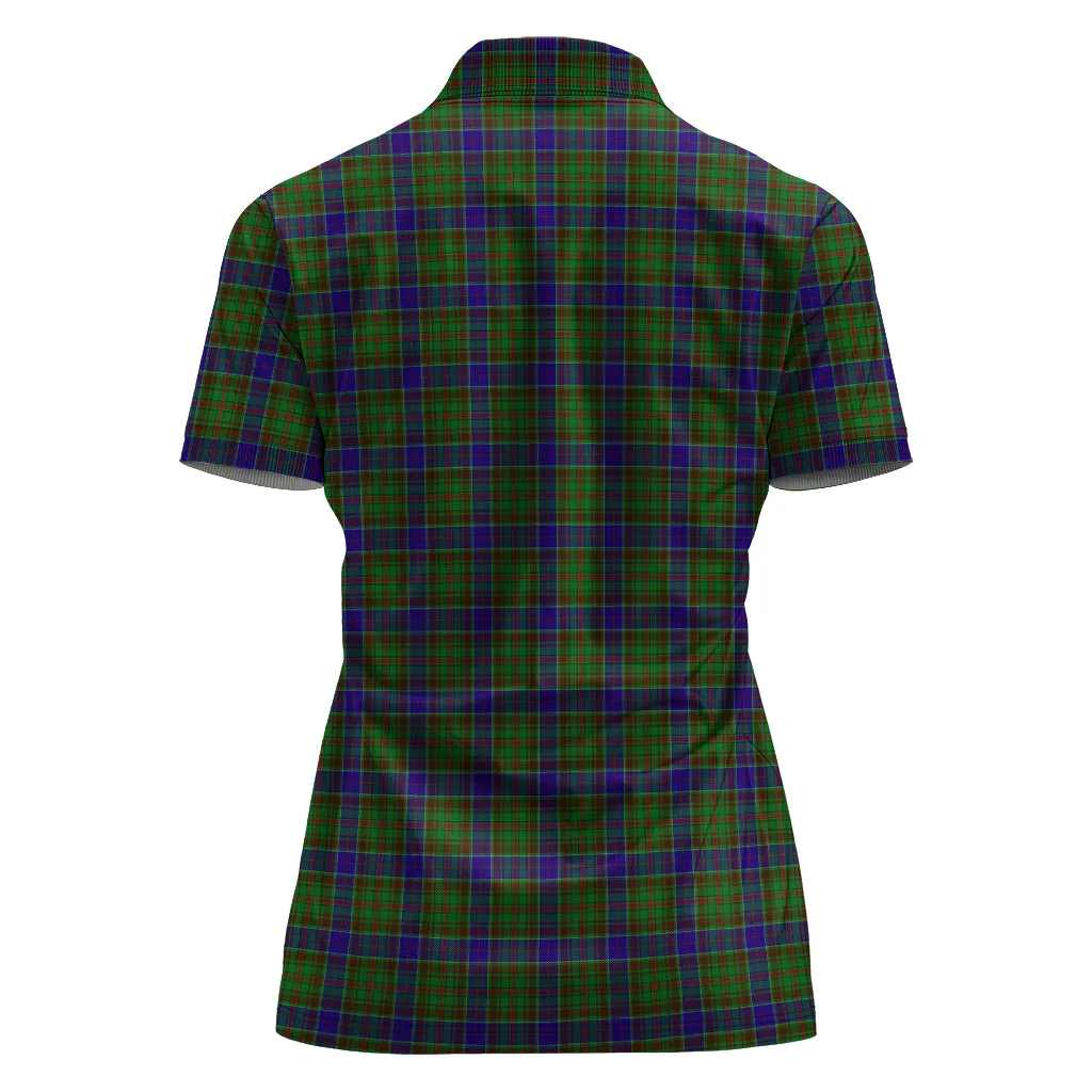 Adam Tartan Polo Shirt For Women