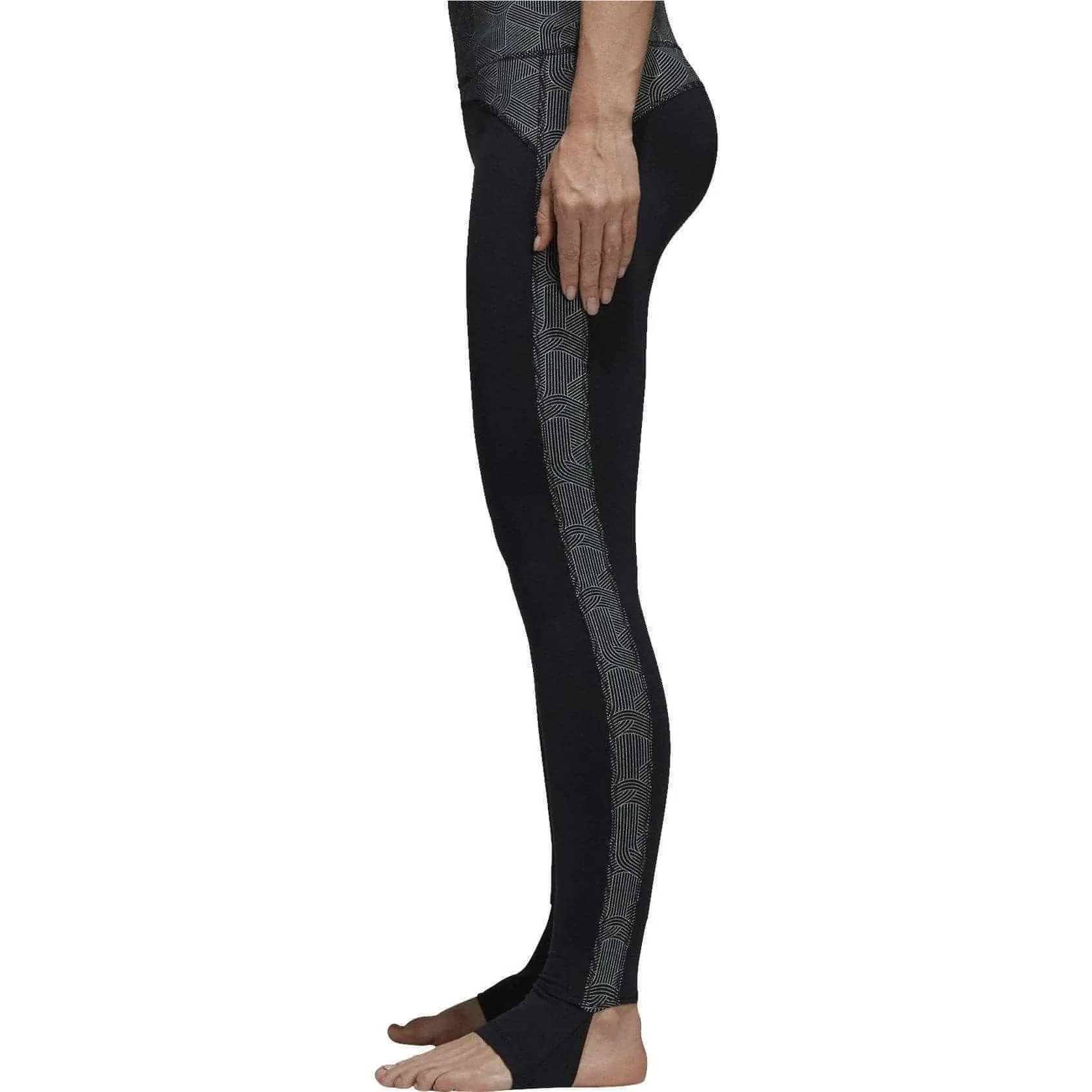 adidas Believe This High Rise Womens Long Yoga Tights - Black