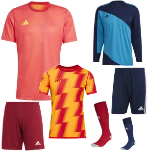 ADIDAS REVERSIBLE 24 KIT BUNDLE RED YELLOW