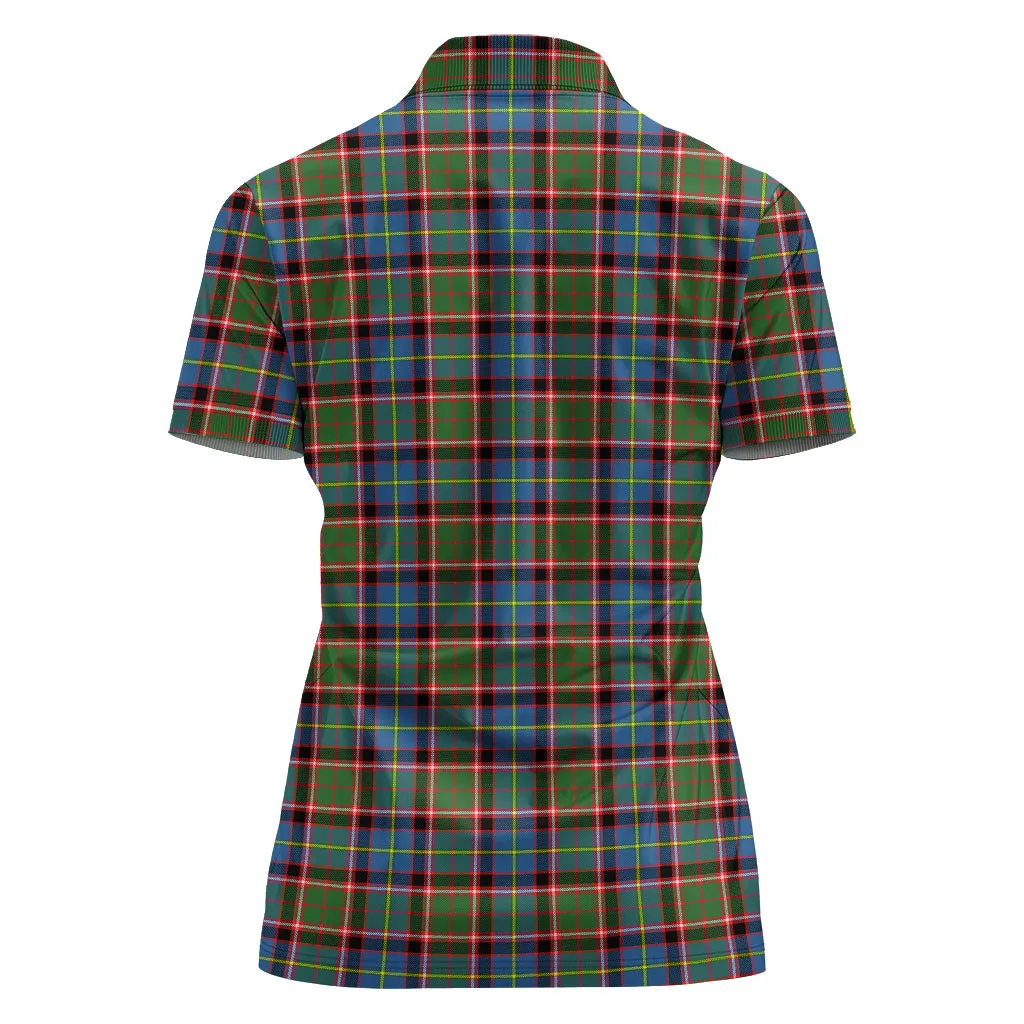 Aikenhead Tartan Polo Shirt For Women