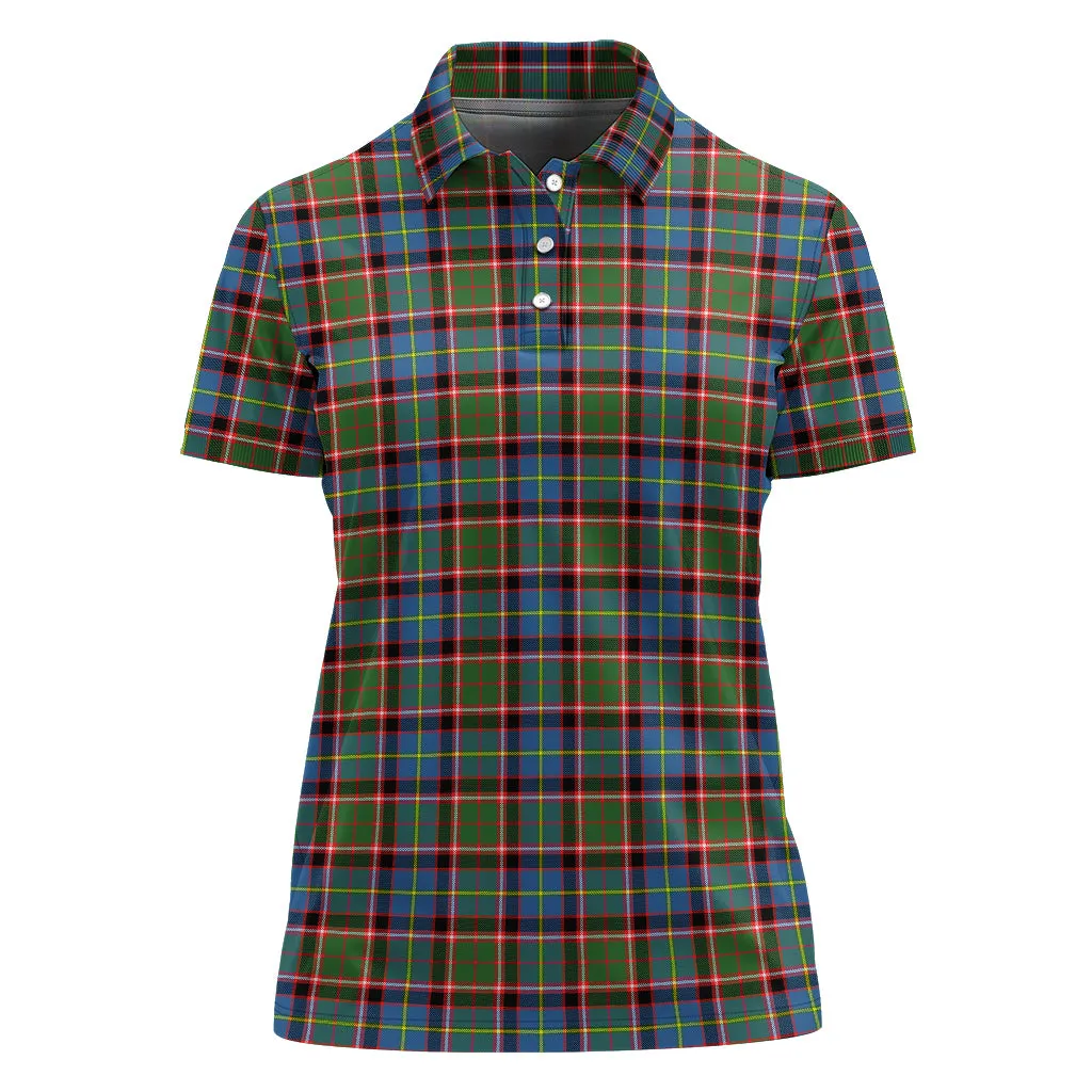 Aikenhead Tartan Polo Shirt For Women