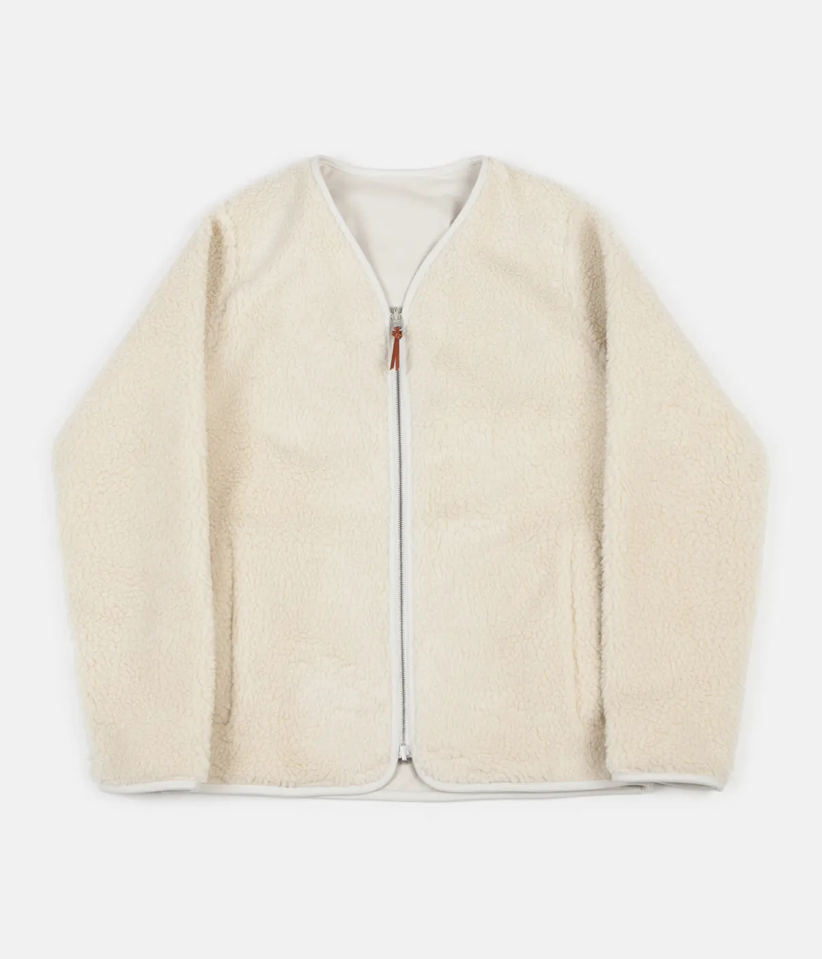 Albam Reversible Fleece Liner Jacket - Ecru