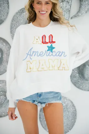 ALL AMERICAN MAMA PULLOVER