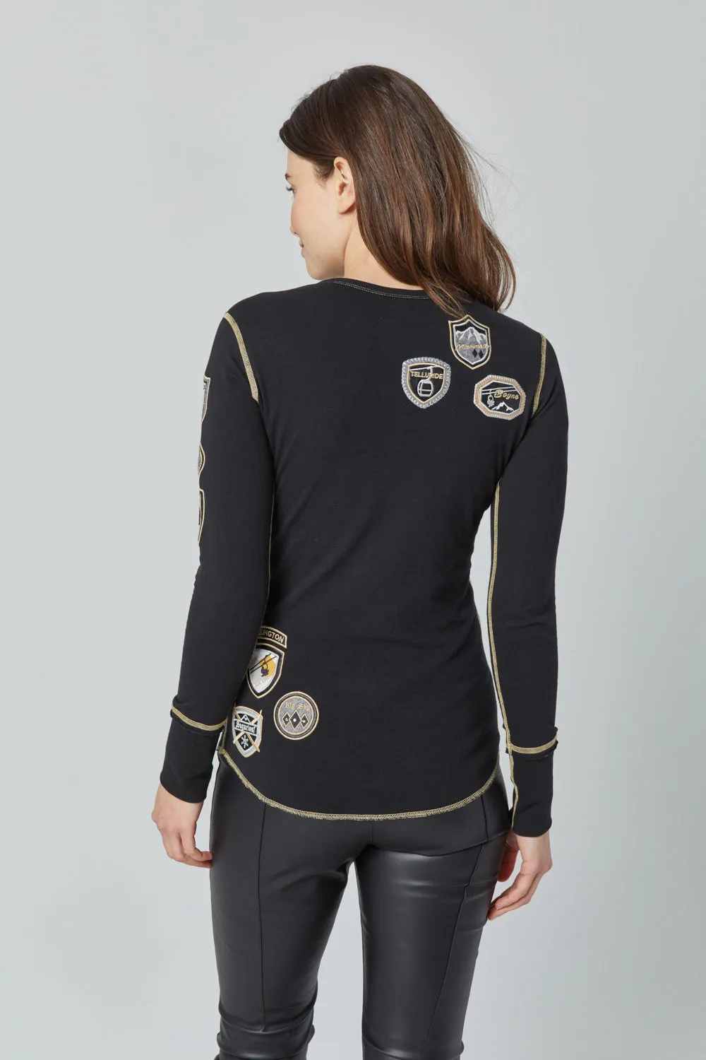 Alp N Rock Ski USA Crew Shirt - Women's