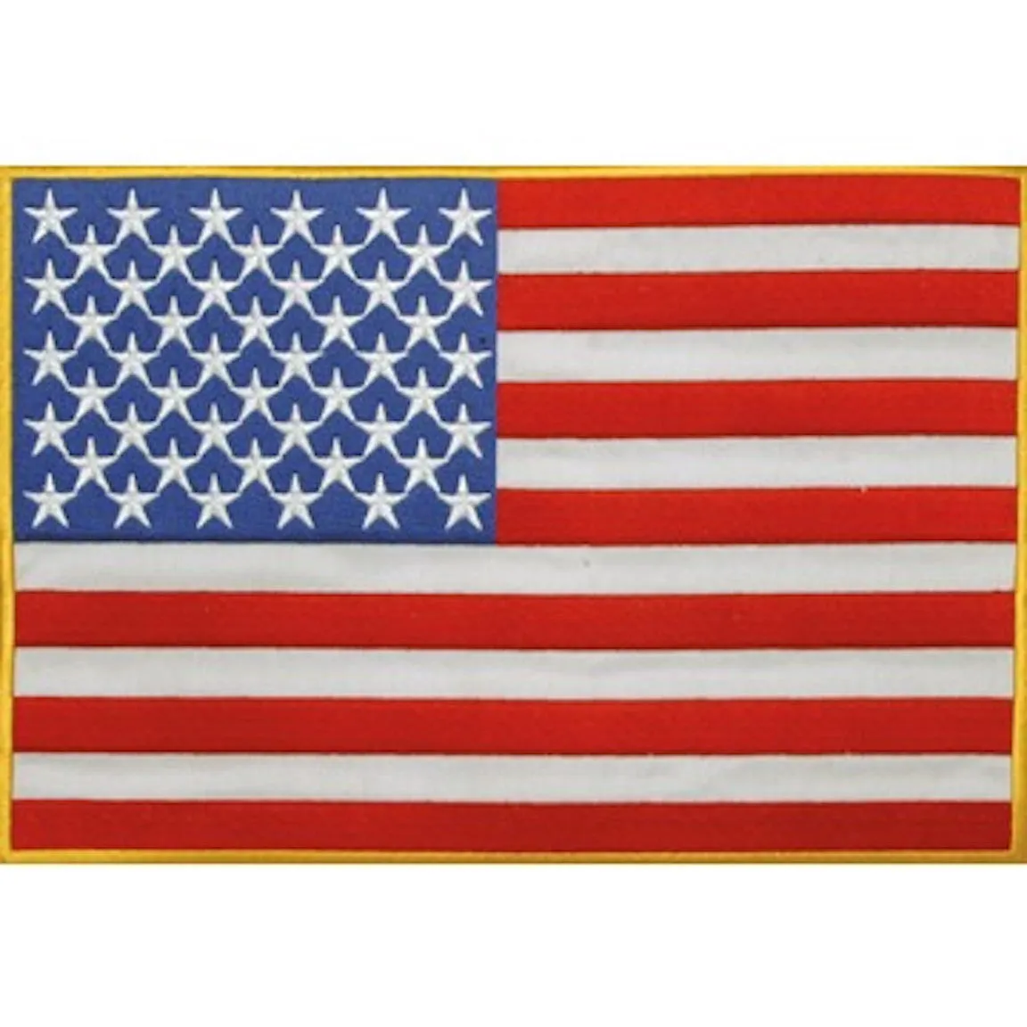 American Flag Medium Motorcycle Vest Patch 7" x 10"