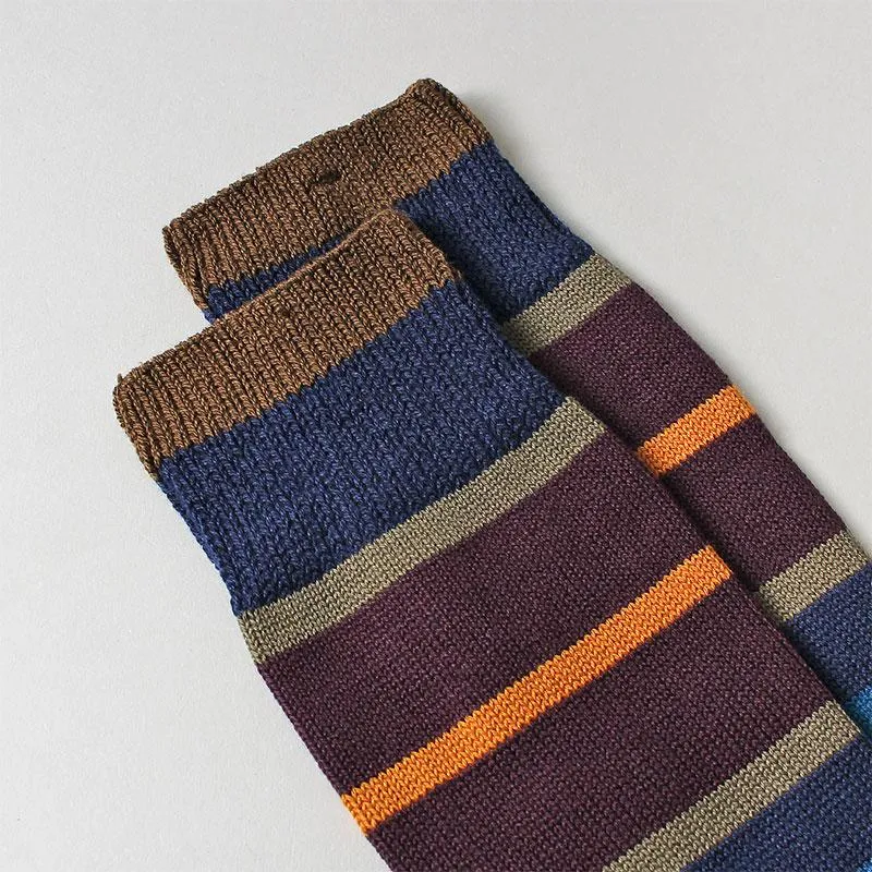 Anonymous Ism Multi Stripes Crew Socks