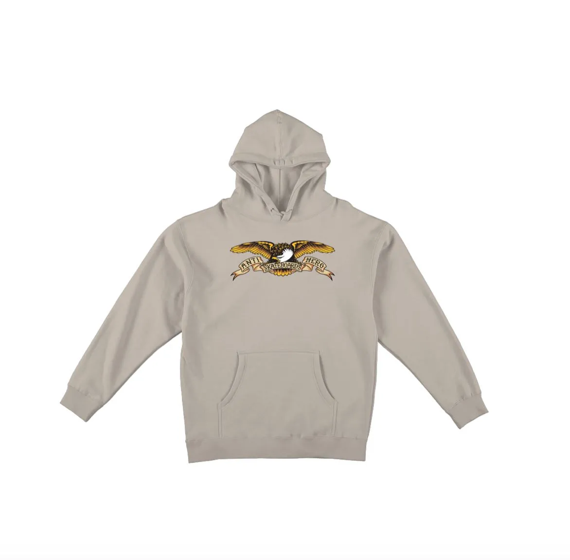 Antihero Eagle Pullover - Bone/Multi