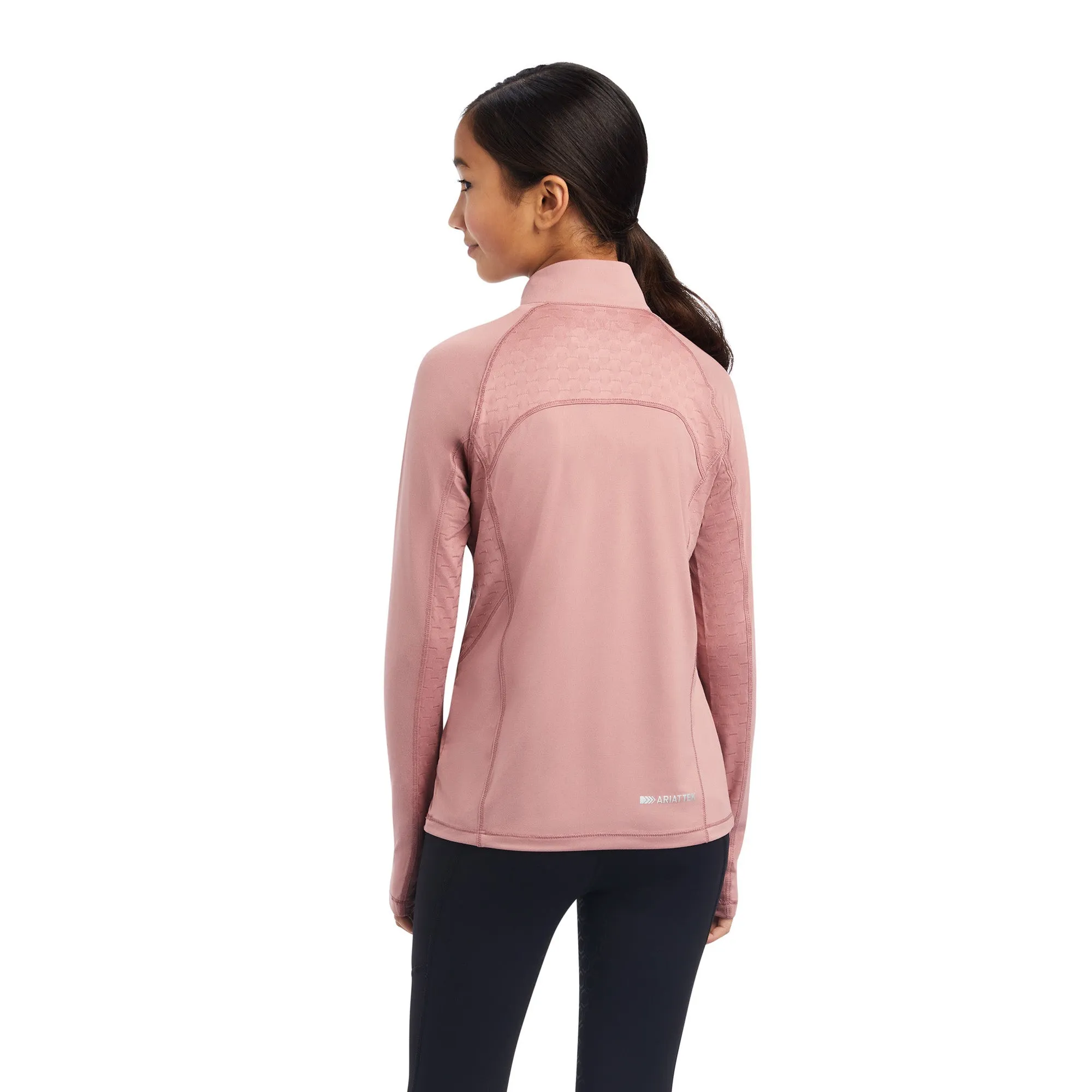 Ariat Girl's Lowell 2.0 Nostalgia Rose 1/4 Zip Baselayer Jacket 10041193