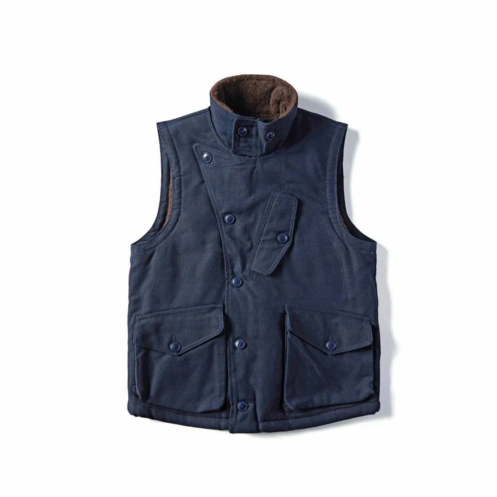 Aviators Vest Jungle Cloth Men's Motorcycle Waistcoat