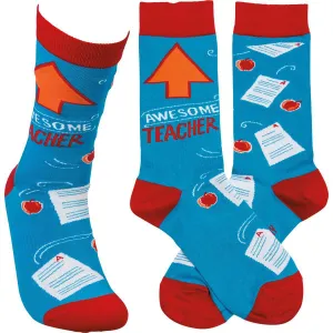 Awesome Teacher Unisex Socks