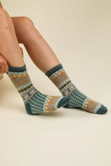 Aztec Crew Socks