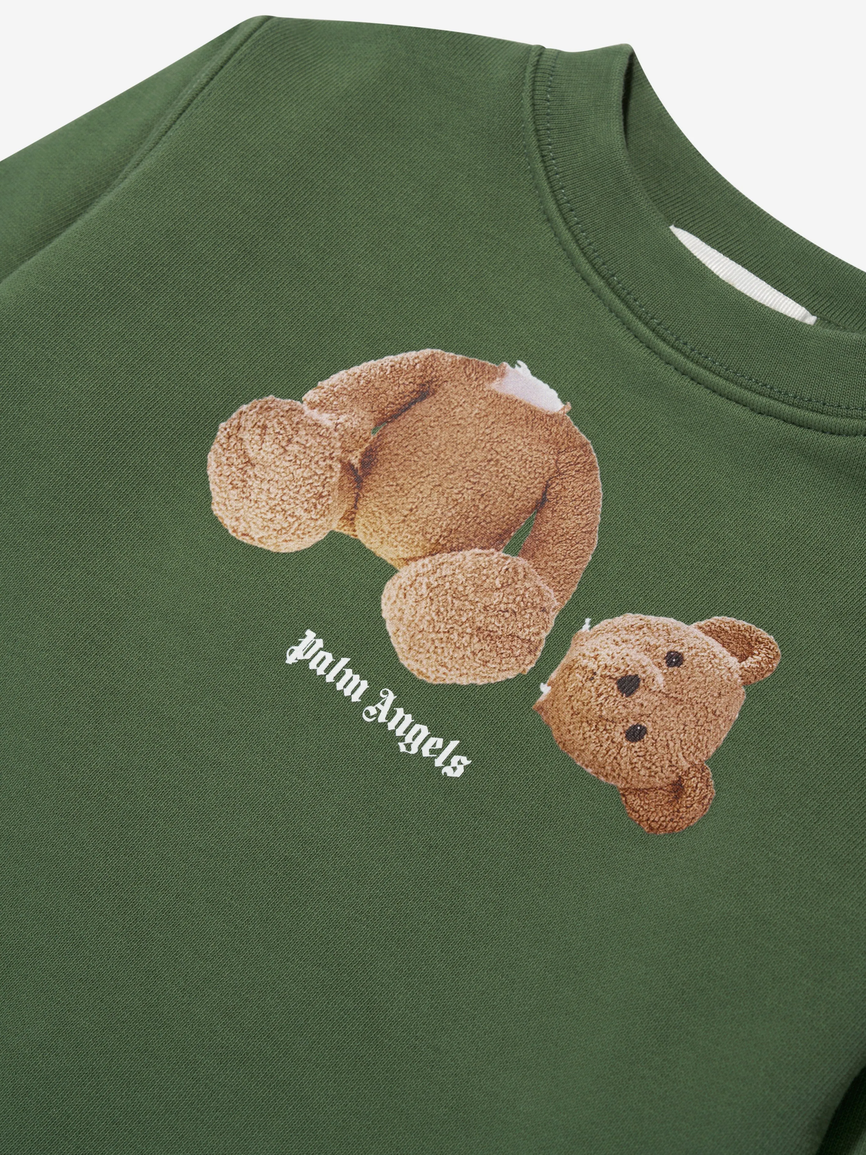 Baby Boys Bear Sweatshirt in Green