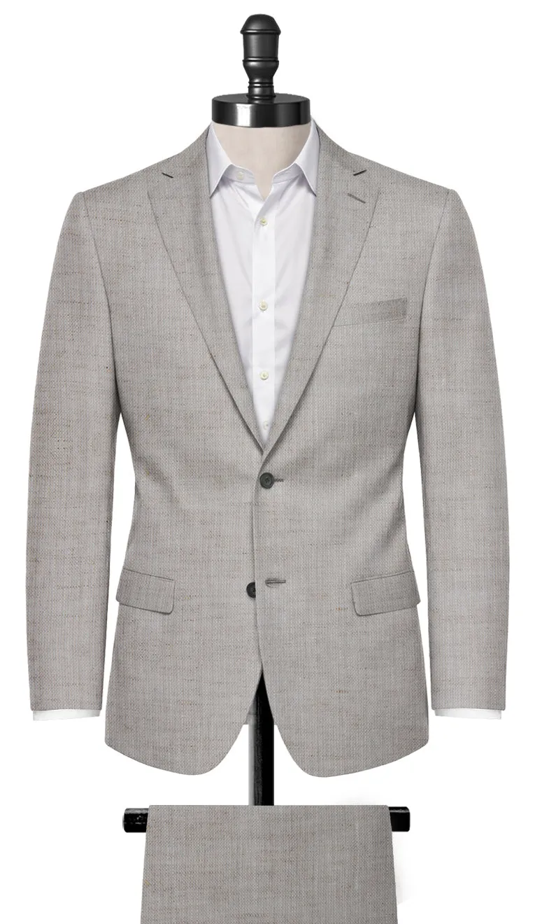 Baige Linen Suit