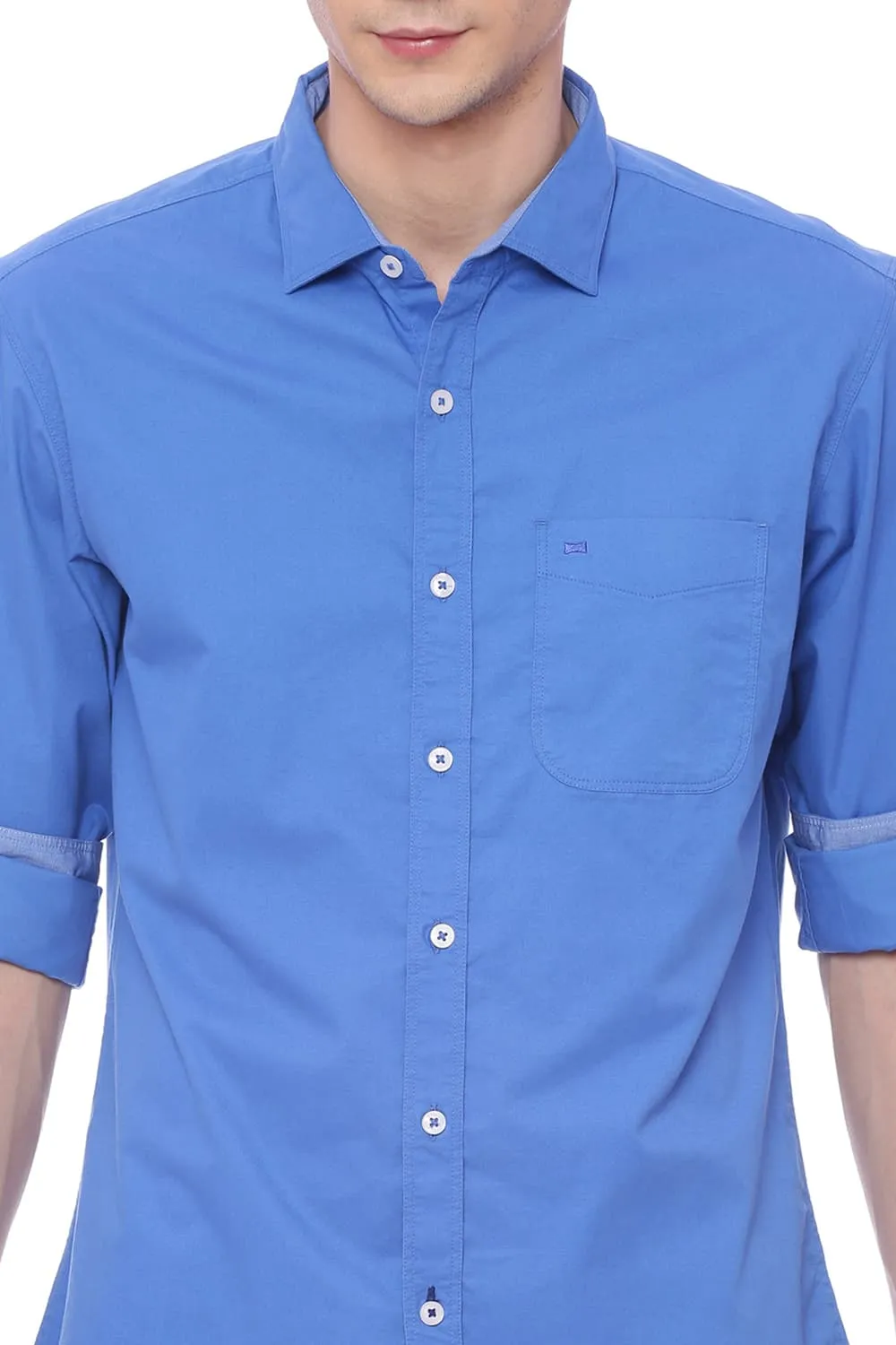 Basics Slim Fit Twill Shirt