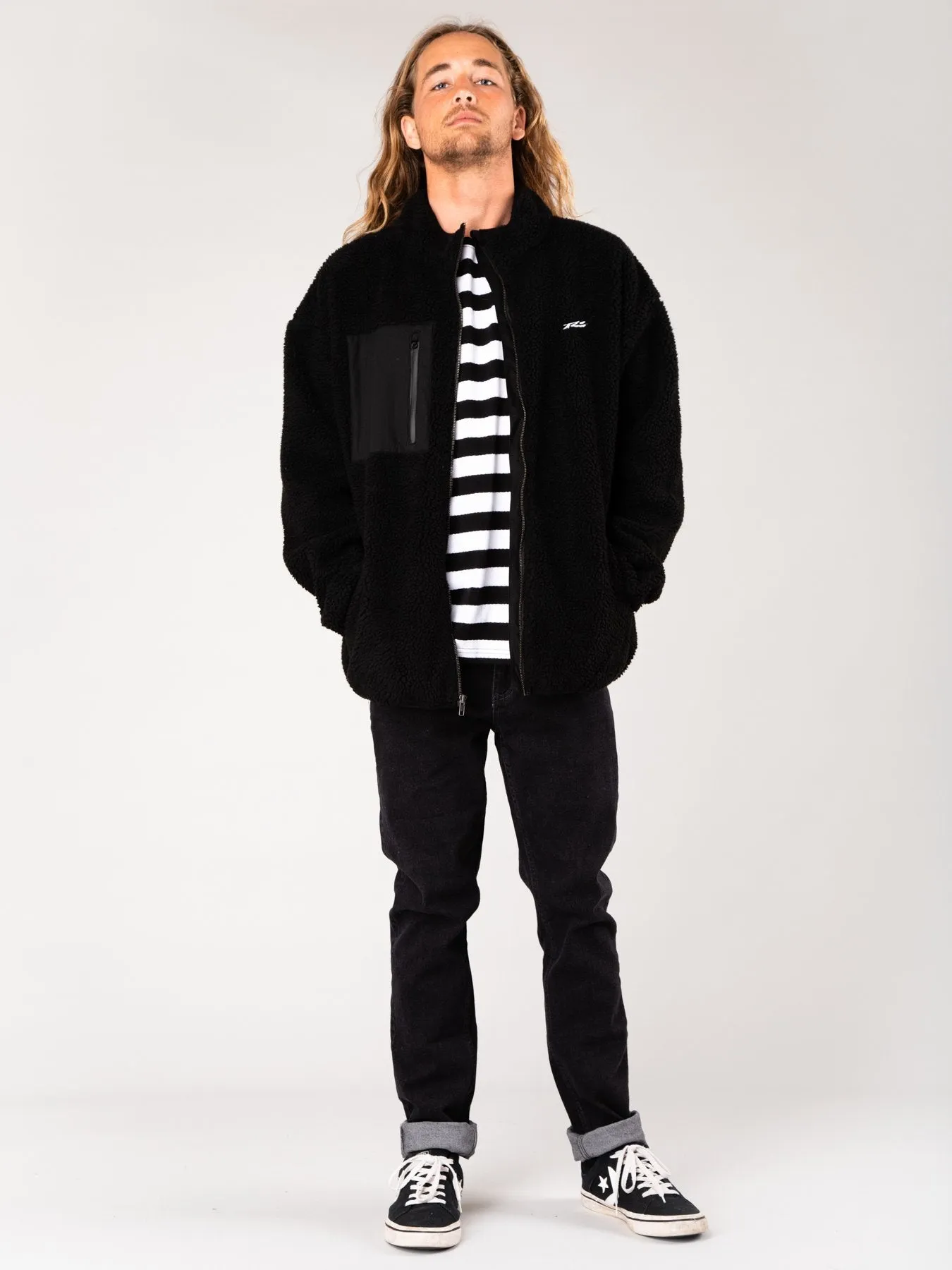 Big Ted Crew Fleece - Black