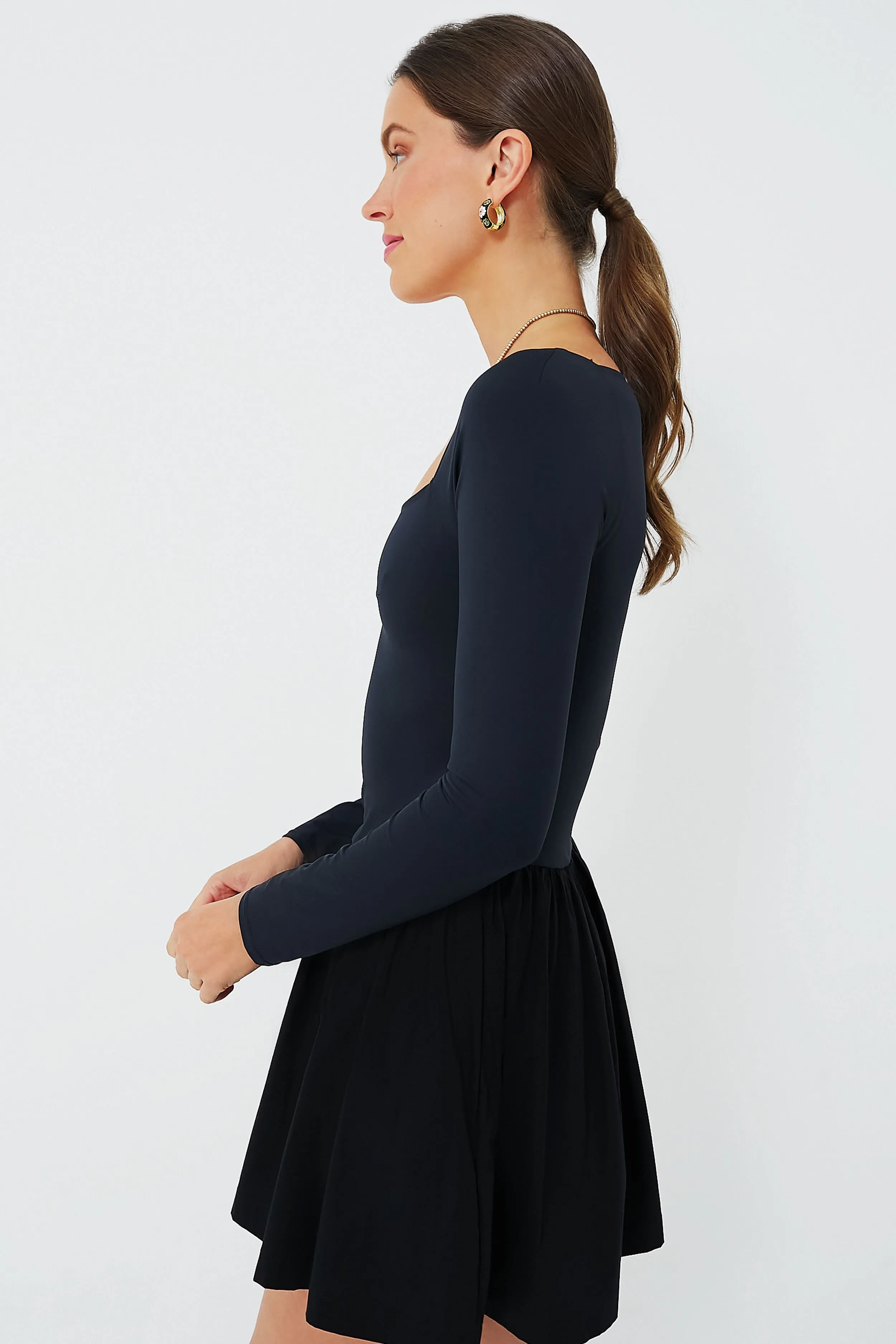 Black Calista Mini Dress