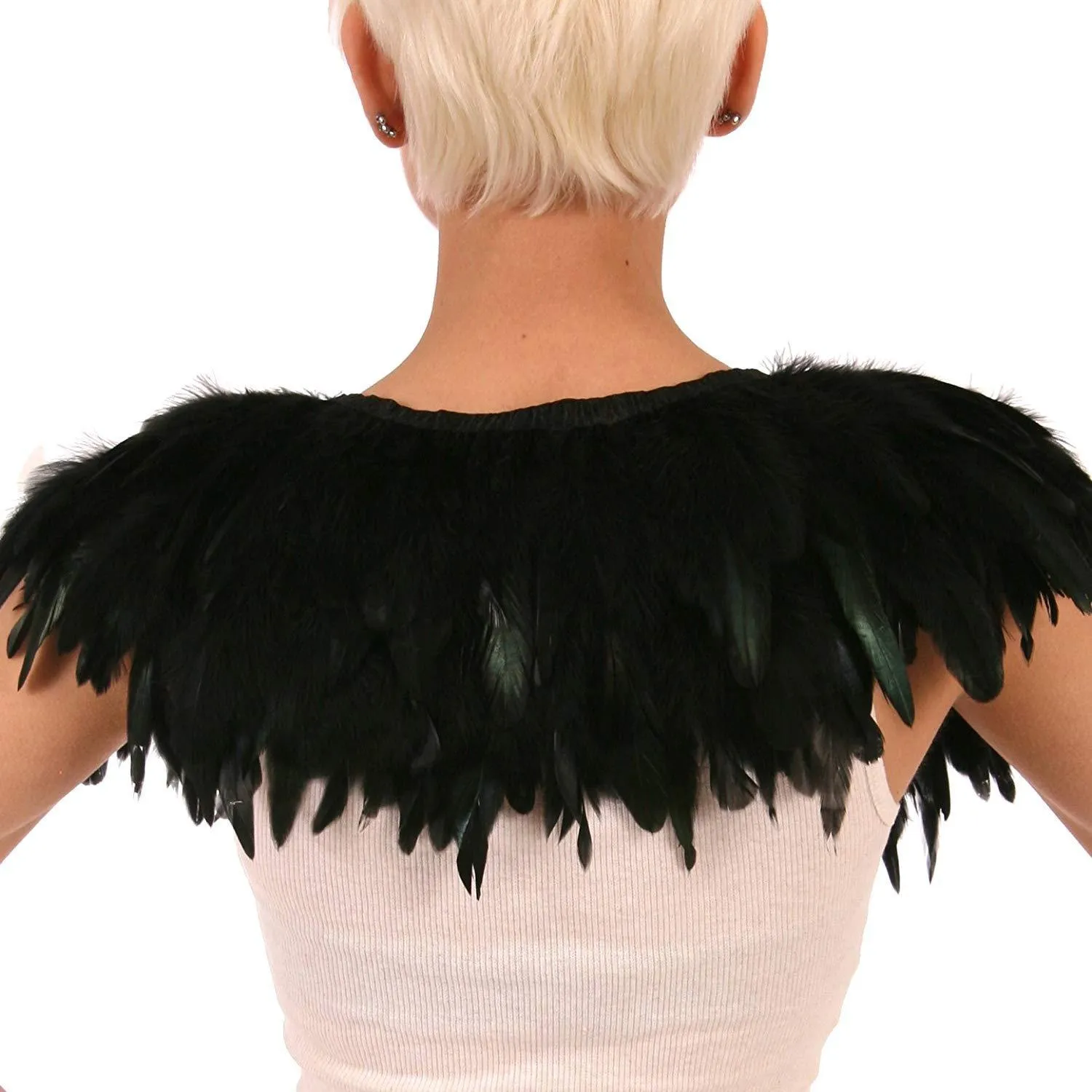 Black Feather Cape