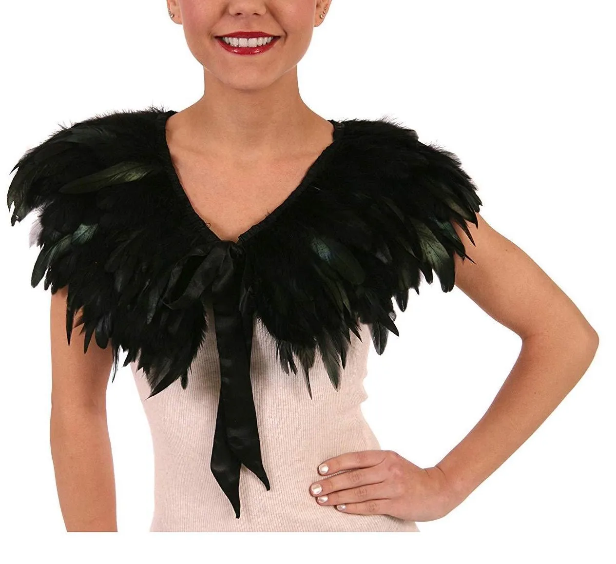 Black Feather Cape