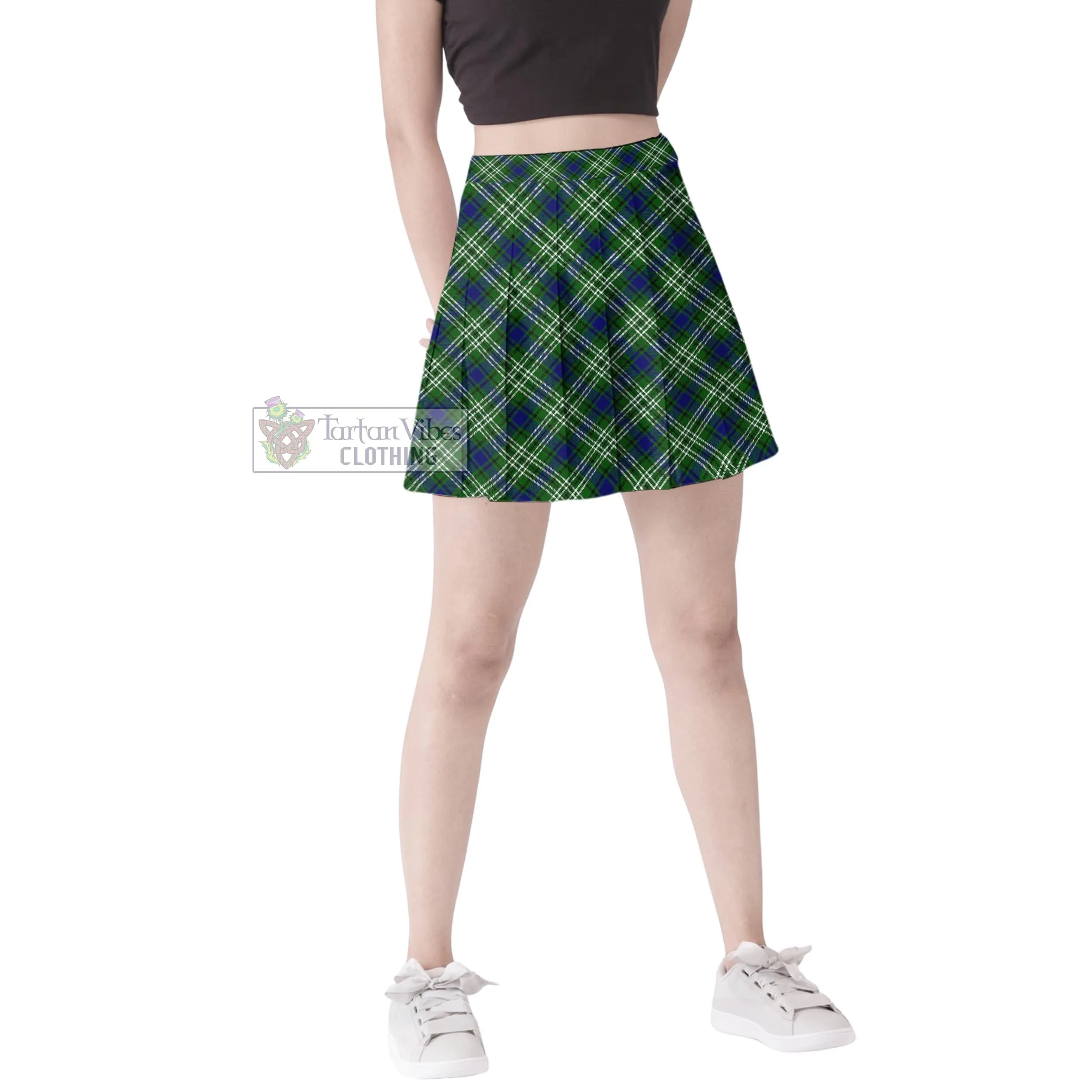 Blackadder Tartan Women's Plated Mini Skirt