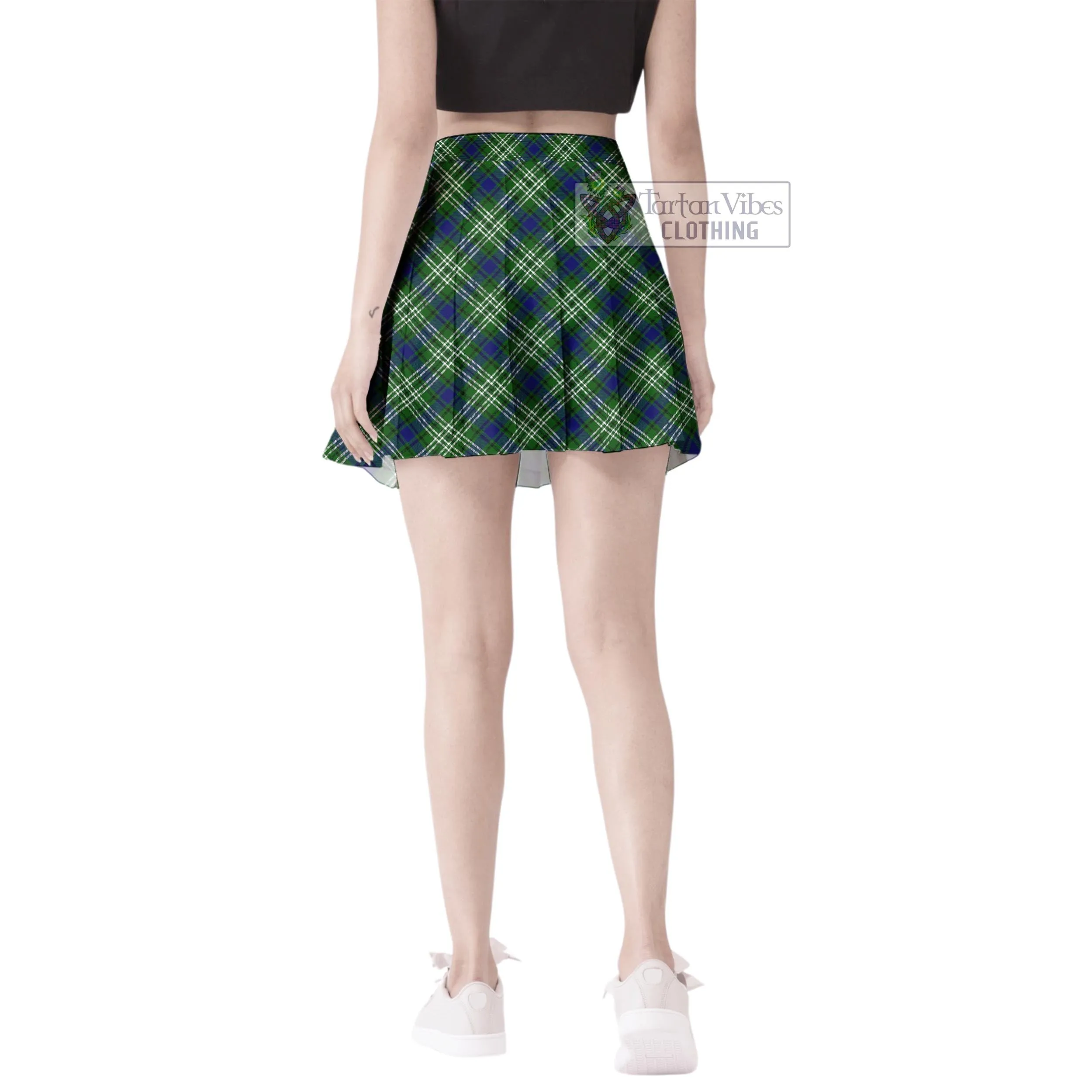 Blackadder Tartan Women's Plated Mini Skirt