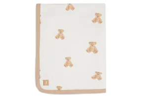 Blanket Cradle Jersey 75x100cm - Teddy Bear