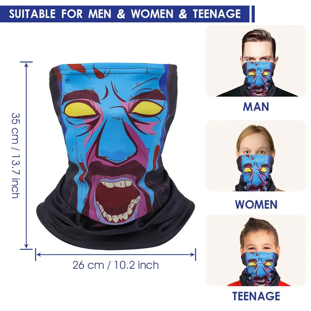 Brand New 3D Printed Sport Scarf Winter Thermal Neck Gaiter Magic Party Balaclava Men Women Cycling Fishing Headwear