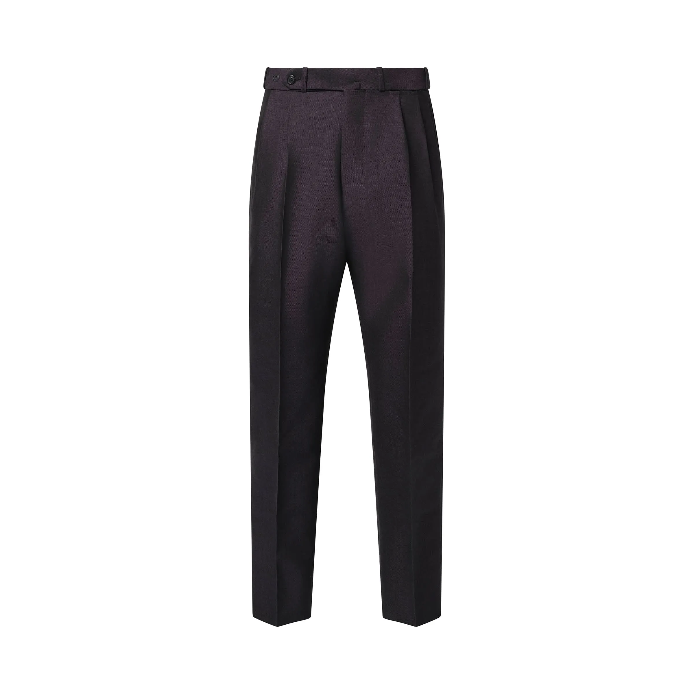 British Mohair Suit Pants in Charcoal