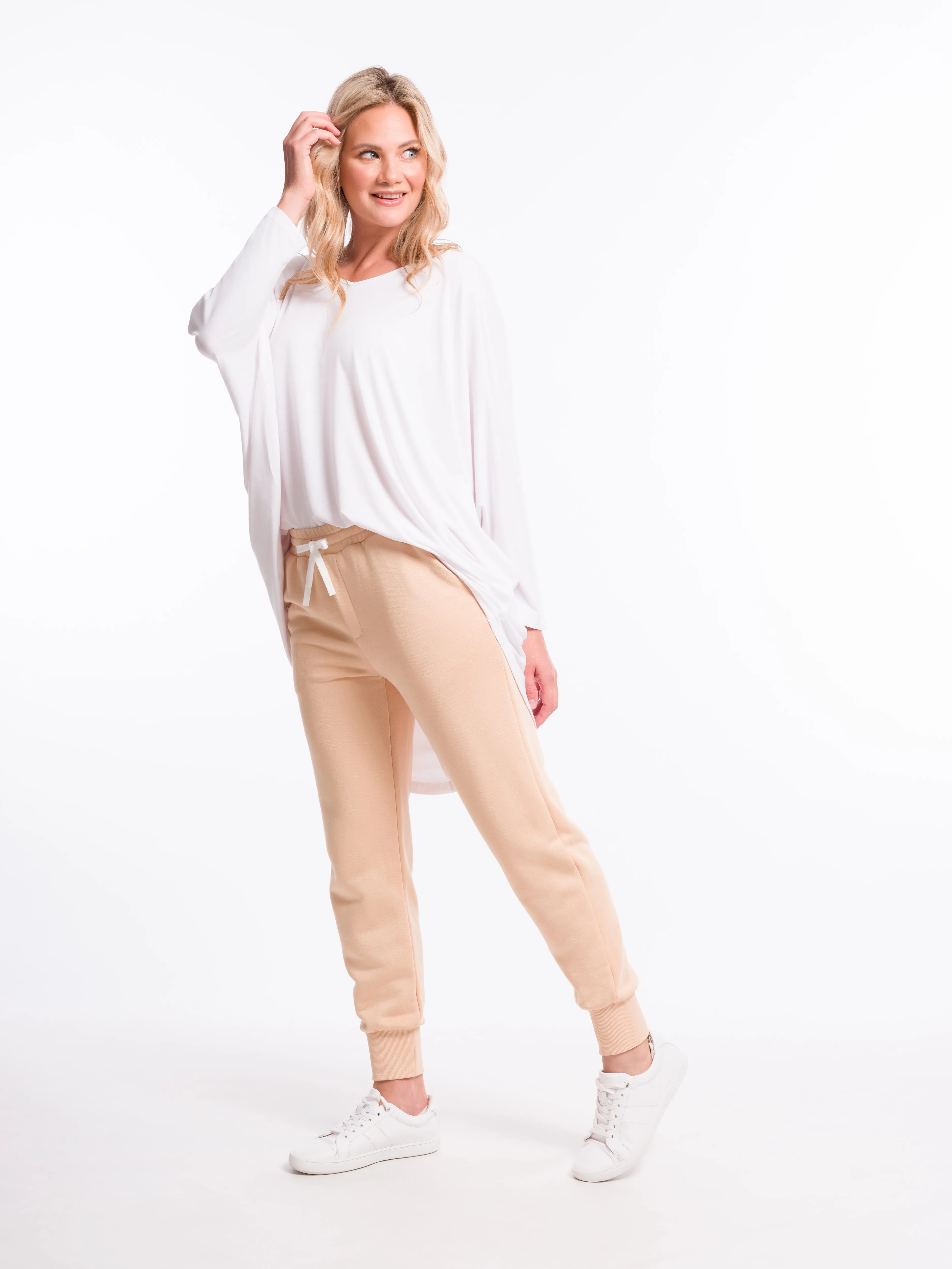 Brodie Sweat Pant | Beige | FINAL SALE