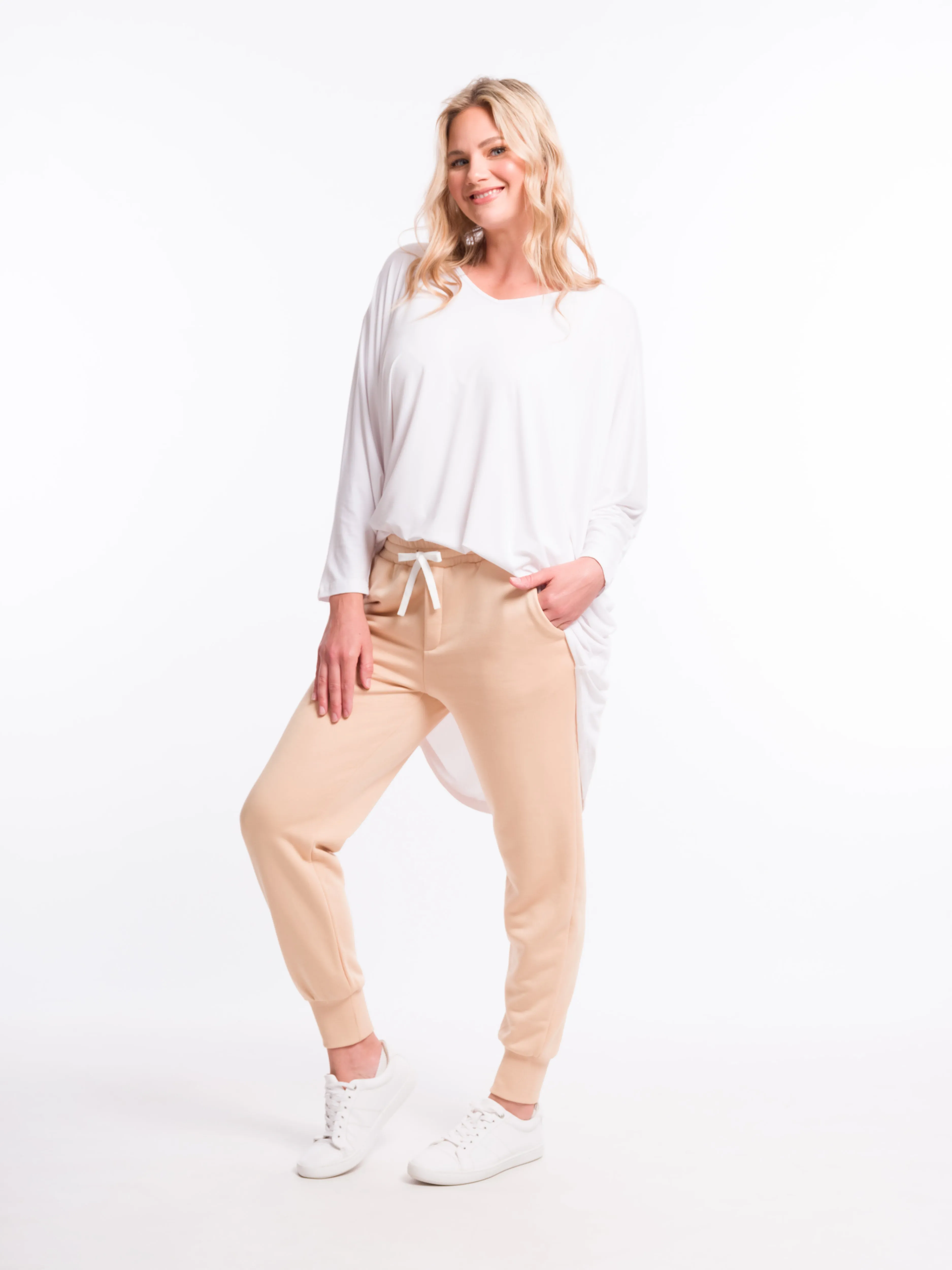 Brodie Sweat Pant | Beige | FINAL SALE