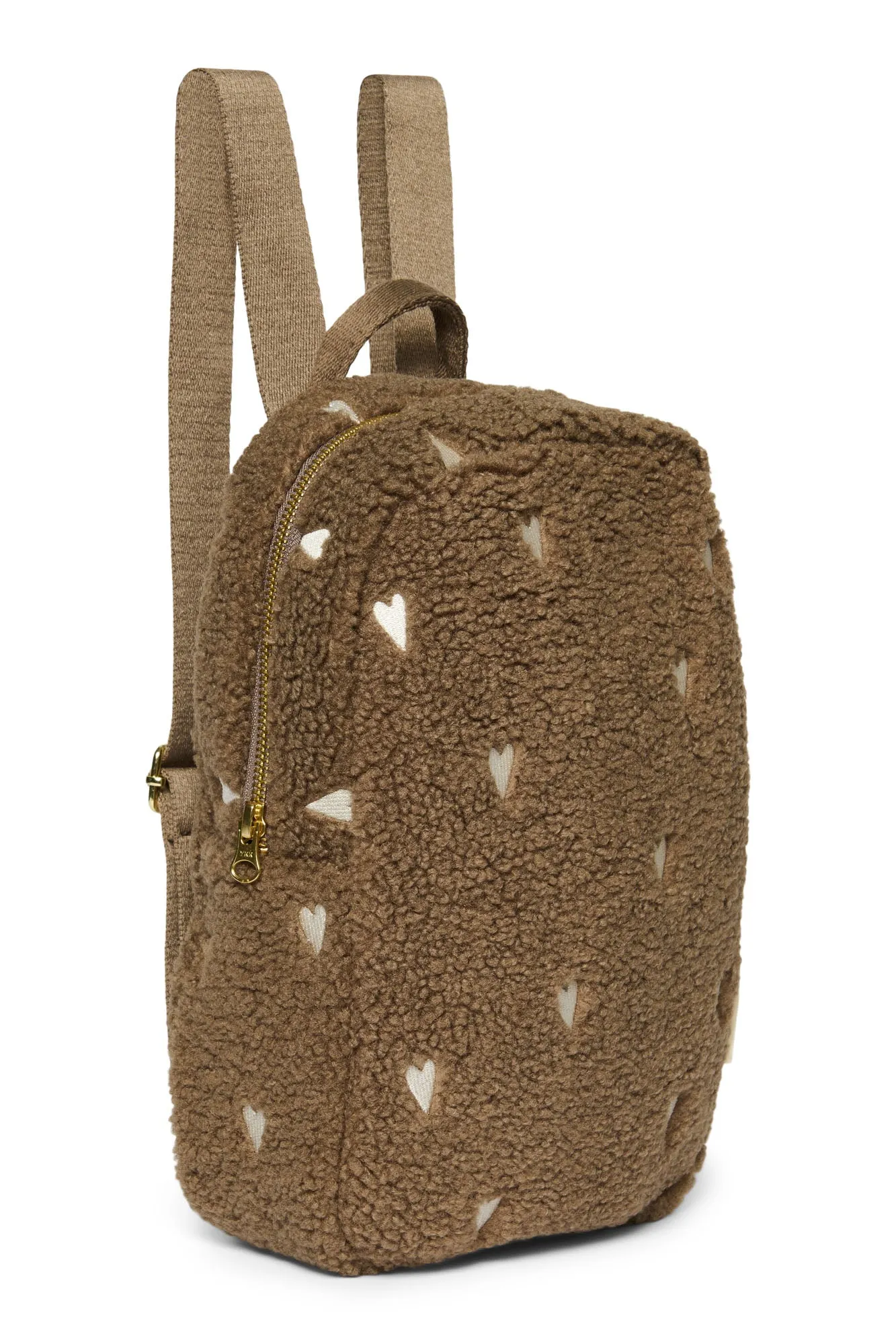 Brown Teddy Hearts Mini Backpack