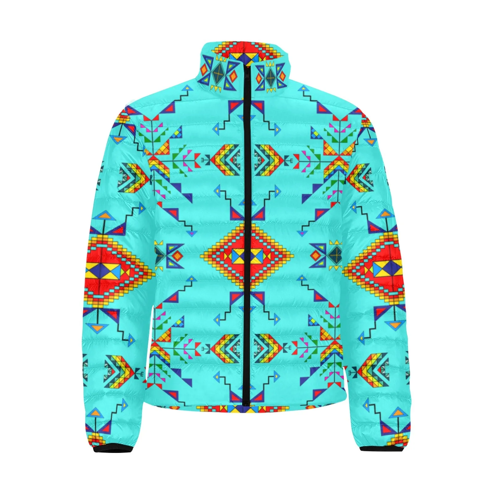 Buffalo Jump Turquoise Men's Padded Jacket