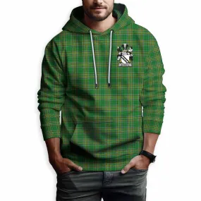 Bunbury Irish Clan Tartan Hoodie with Coat of Arms