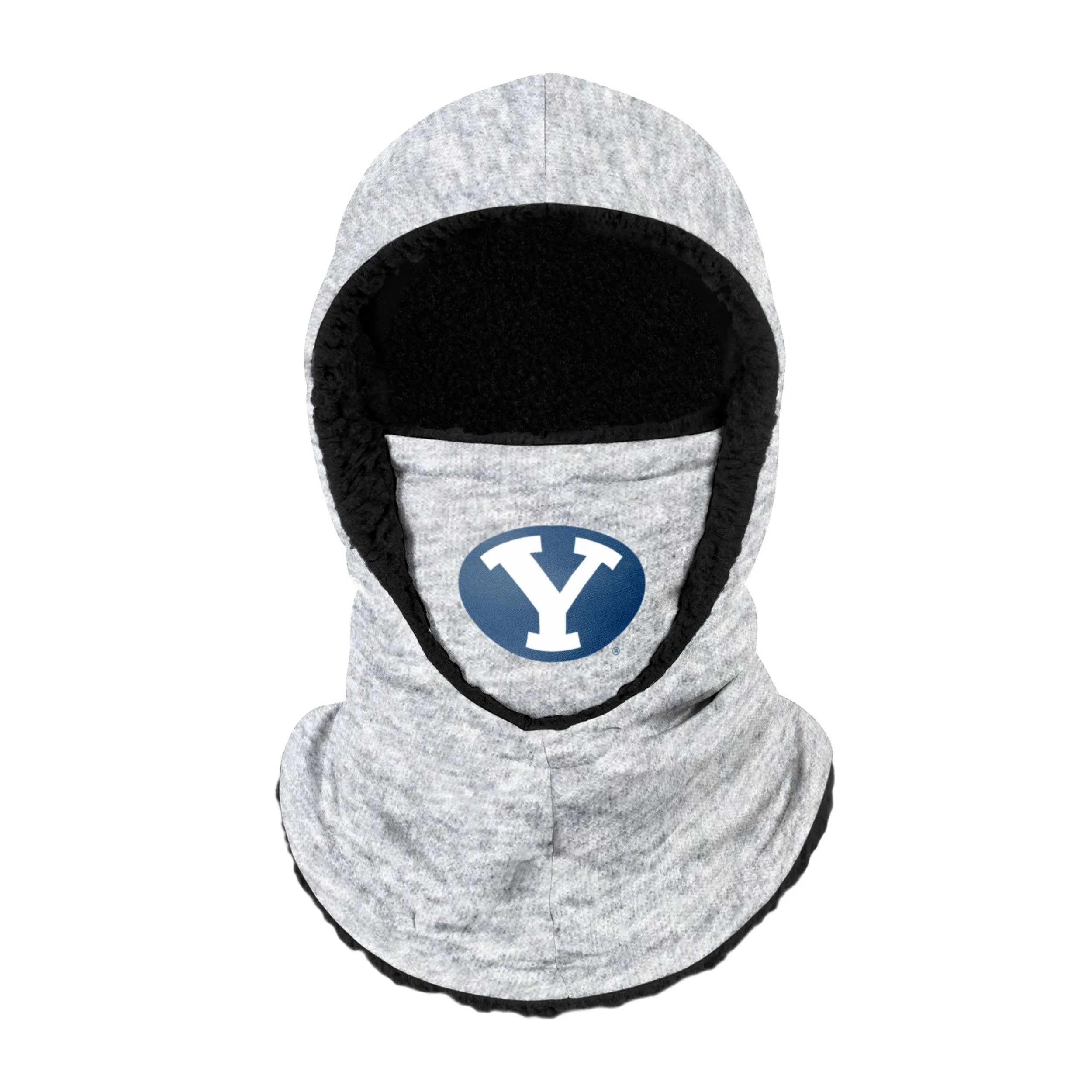 BYU Cougars NCAA Heather Grey Big Logo Hooded Gaiter