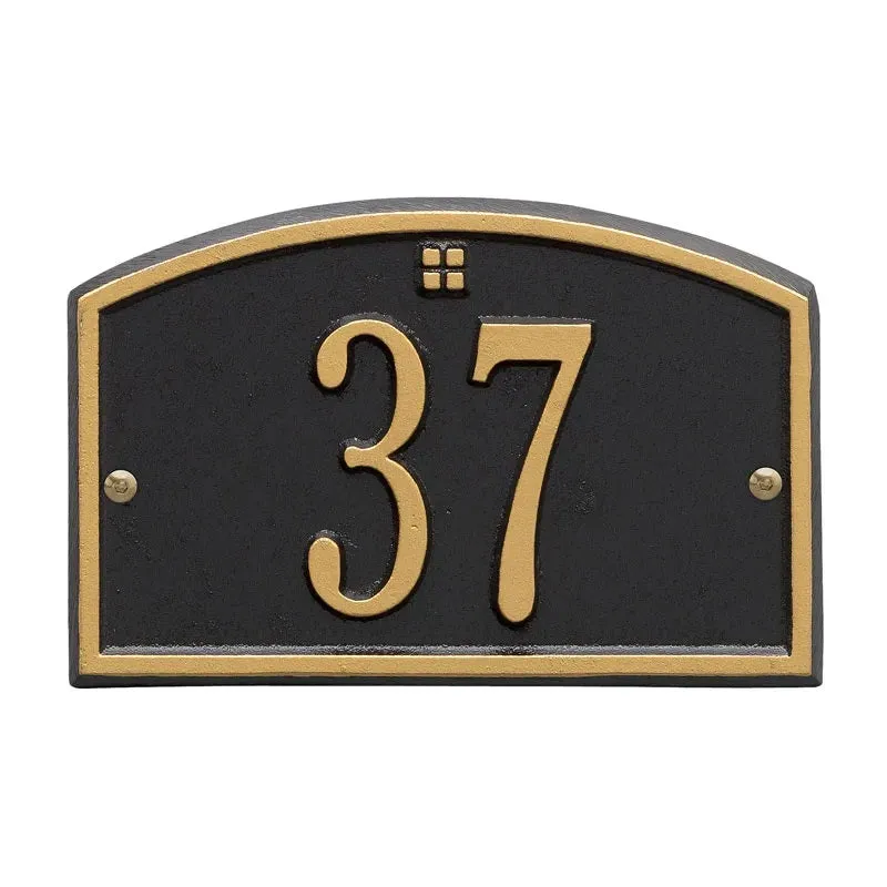 Cape Charles Entryway Home Address Plaque