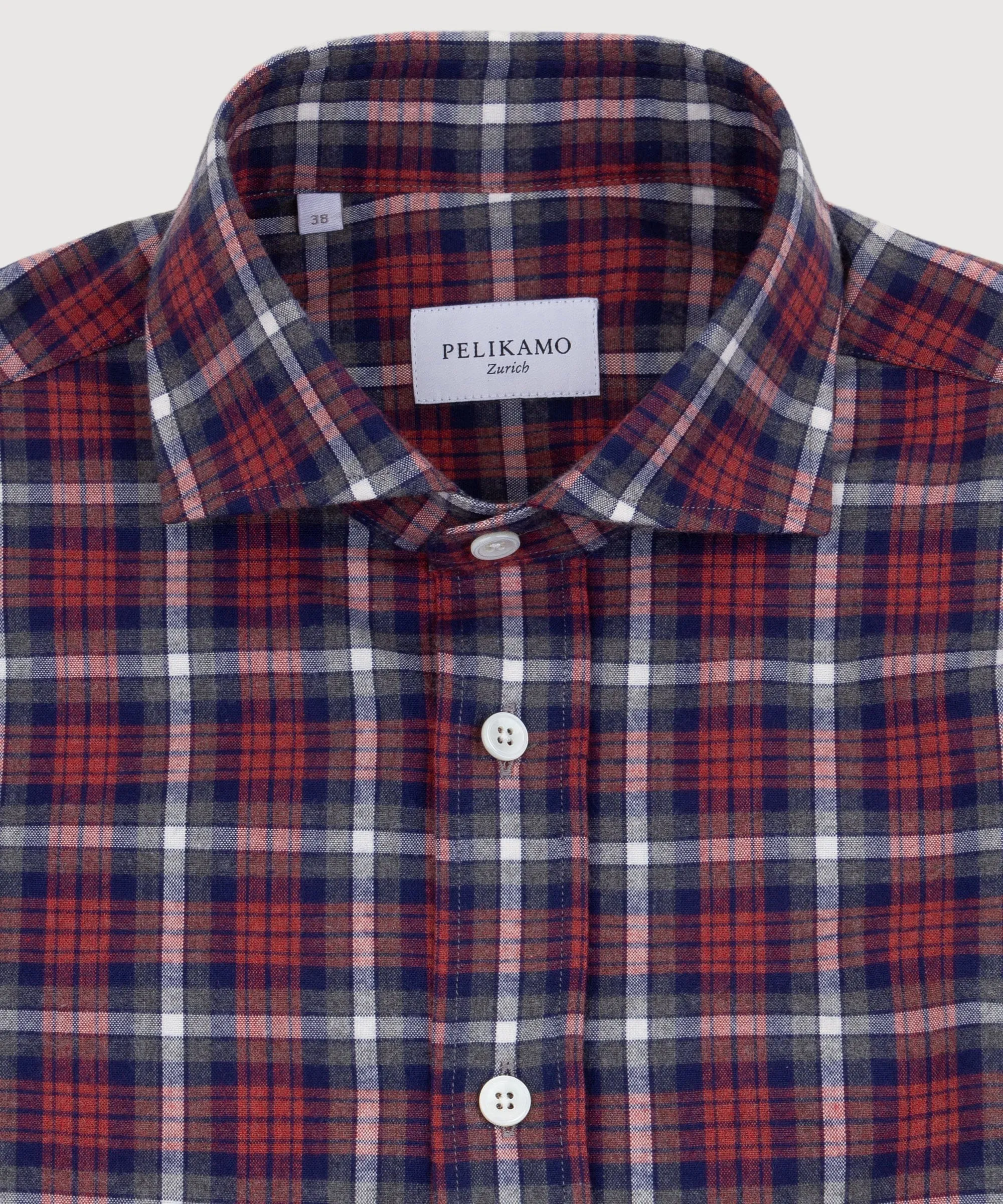 Casual Flannel Madras Shirt