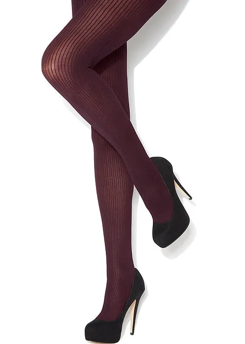 Charnos Fashion Textured Rib Semi Opaque / Opaque Tights