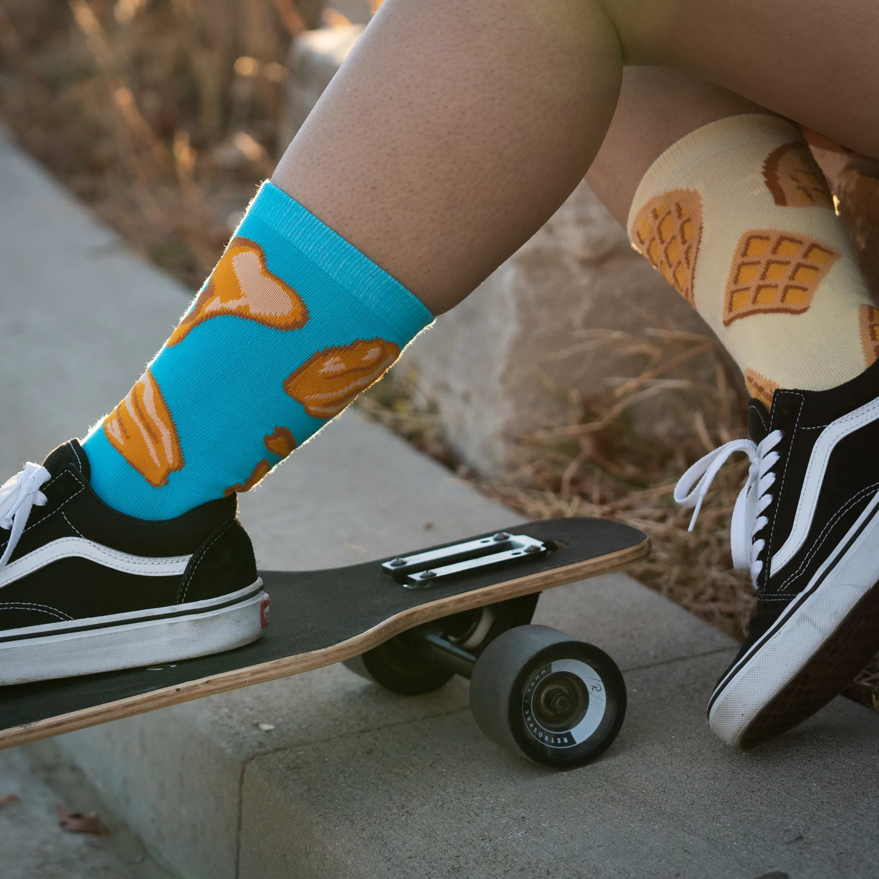 Chicken and Waffles Socks