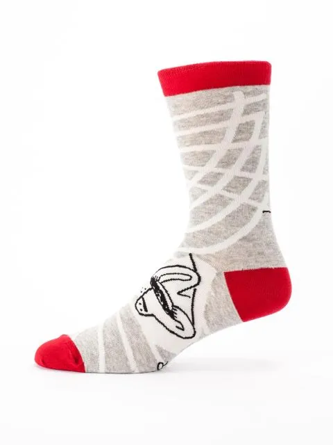 Chilidogs Are A Man's Men's-Crew Socks