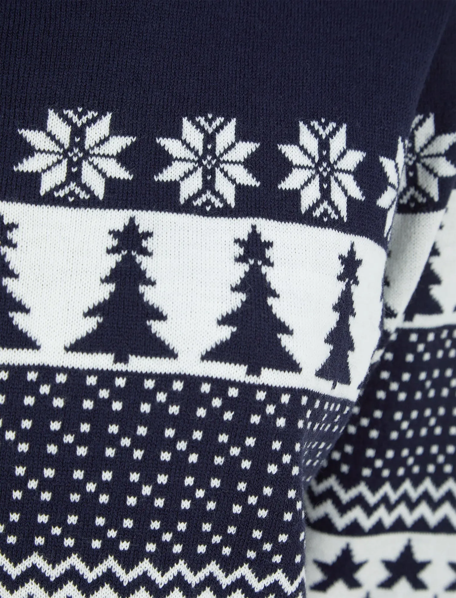 Christmas Xmas Tree Womens Christmas Jumper - Ink