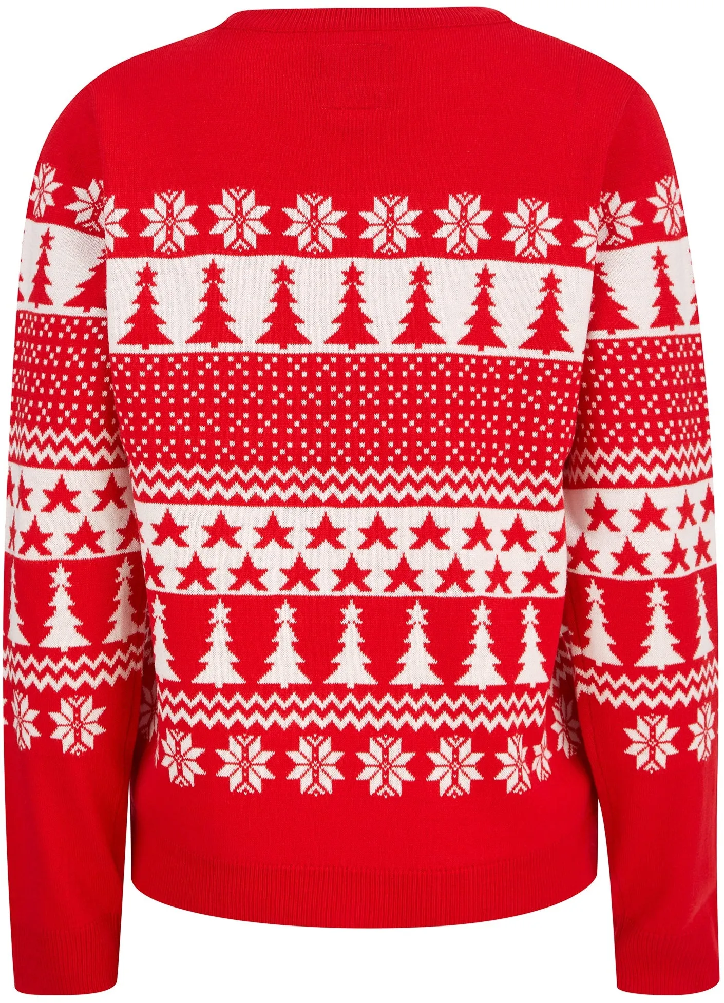 Christmas Xmas Tree Womens Christmas Jumper - Red