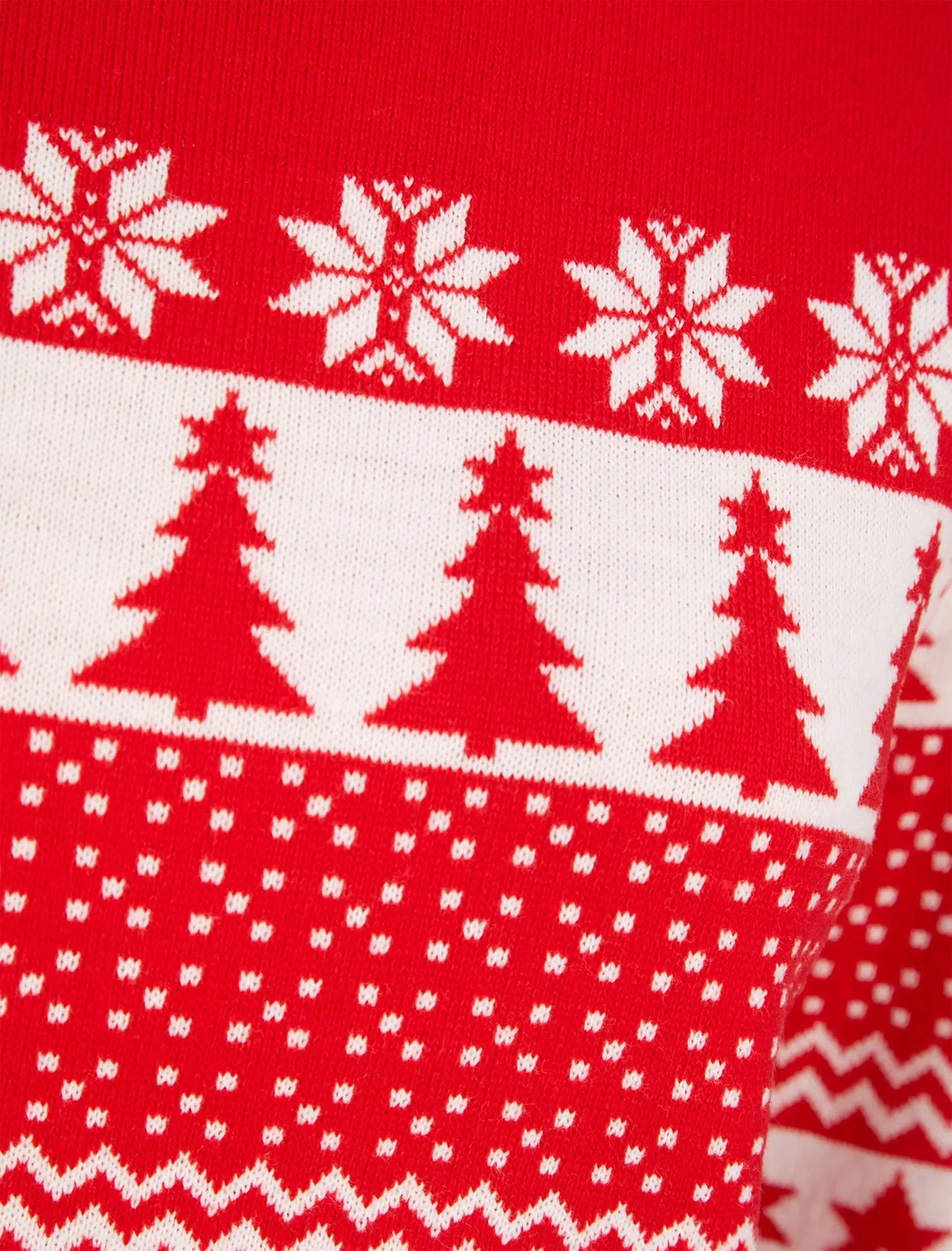 Christmas Xmas Tree Womens Christmas Jumper - Red