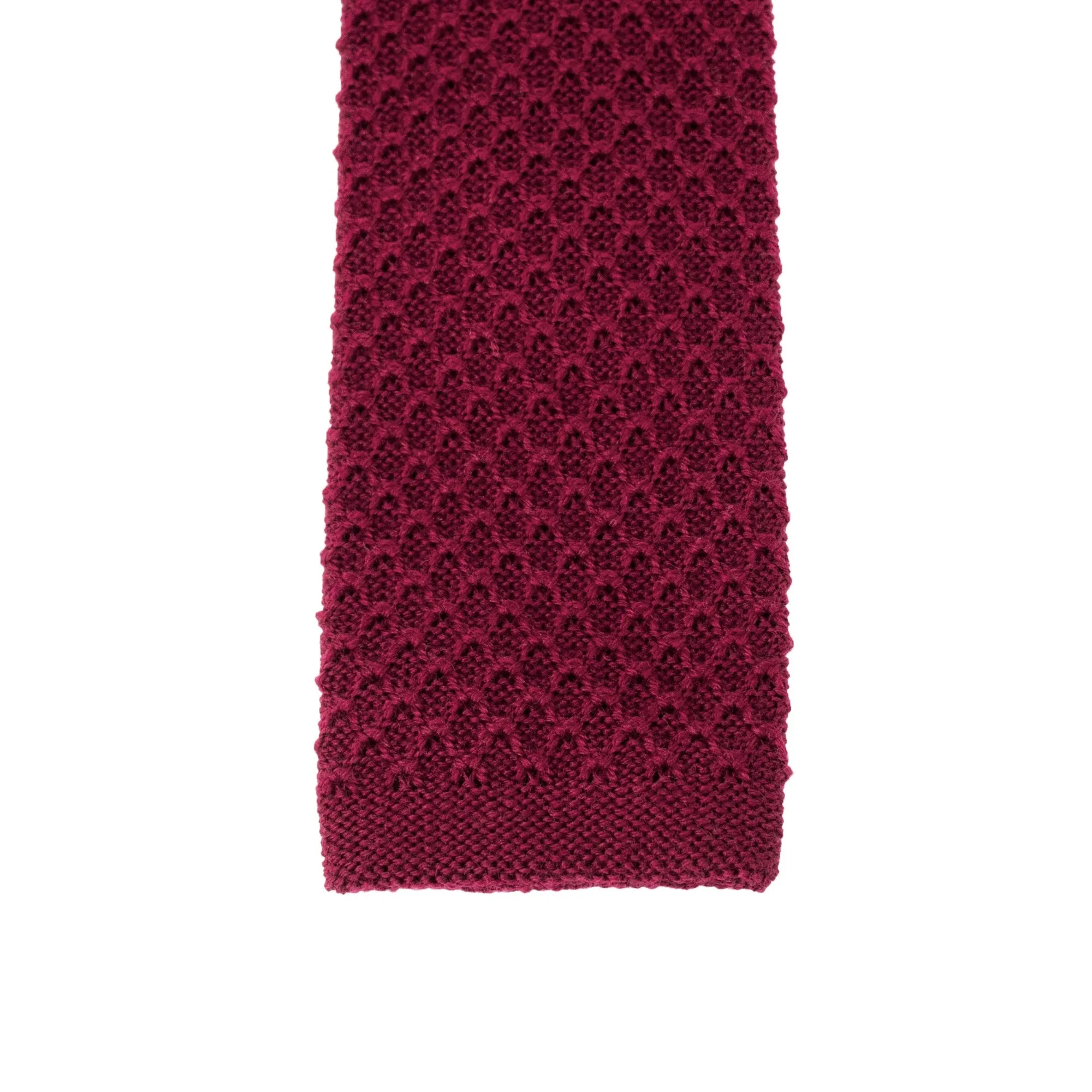 Church's Ruby Red 6cm Knitted Wool Tie