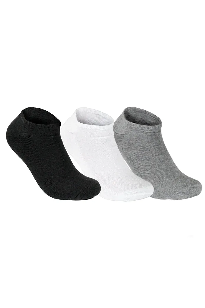 City Lab Men's 3-Pack Athletic Low Cut Sock